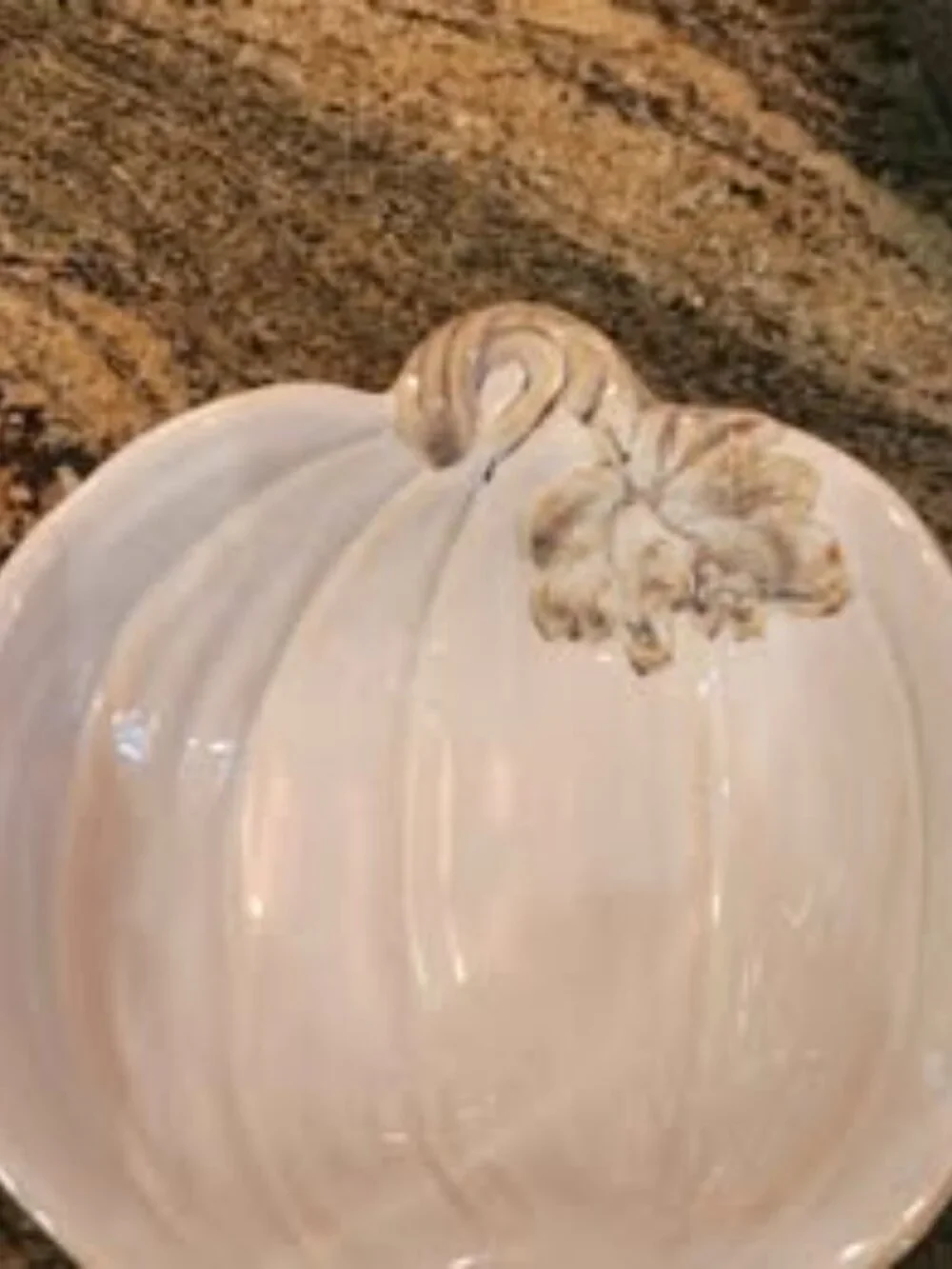 Pier 1 pumpkin bowl